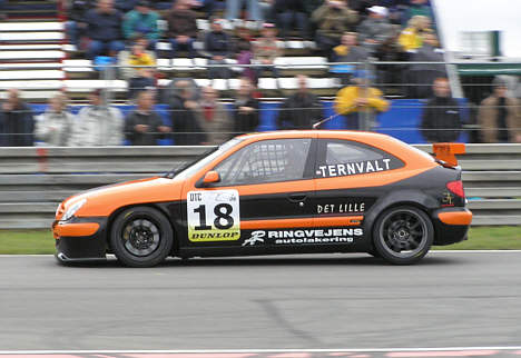 Jesper Ternvalt og teamet bag ham, forventer at kunne præsentere Citroën Xsara raceren ligeså flot som her, når de stiller til start på Sturup Raceway den kommende weekend.